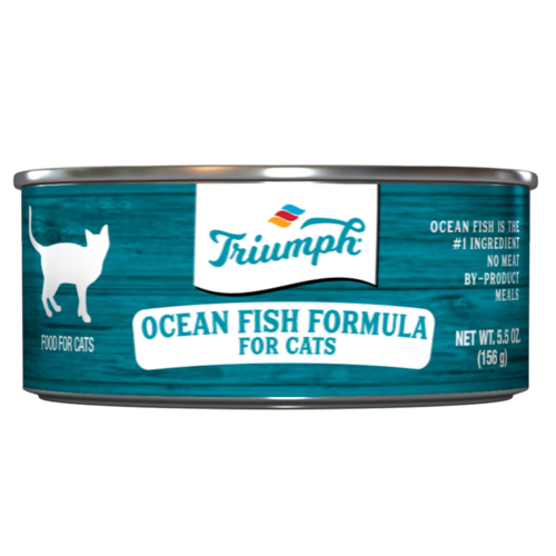 Triumph Lata Cat Ocean Fish 5.5 Oz